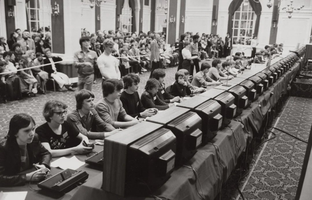 National Space Invaders championship, 1980